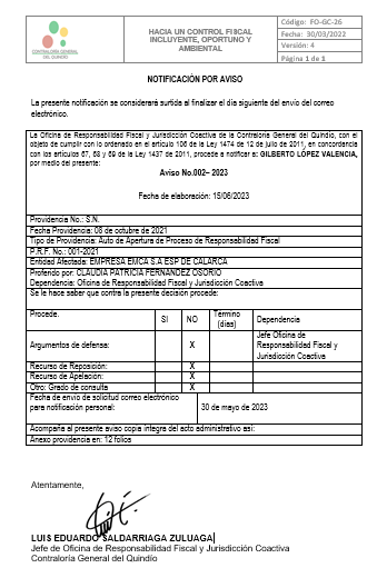 AVISO 002-2023