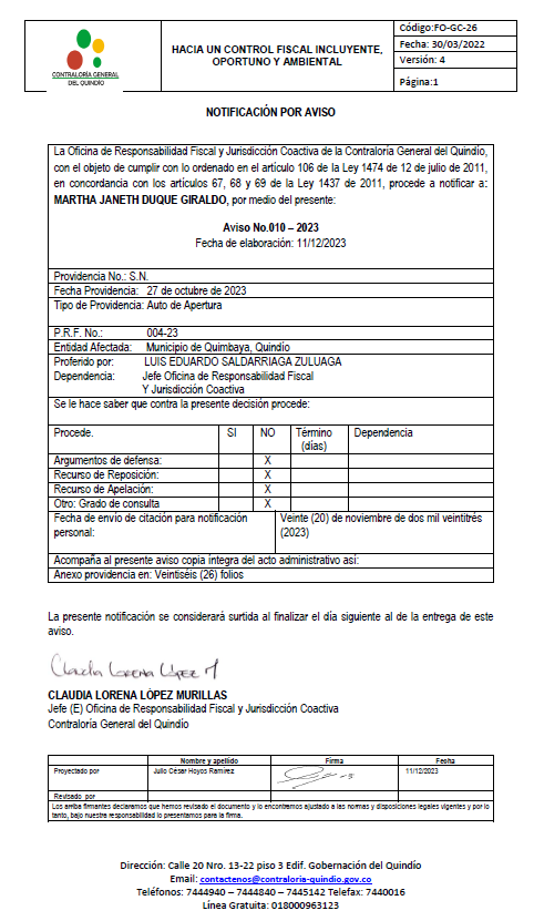 AVISO 010-2023 PRF-004-2023